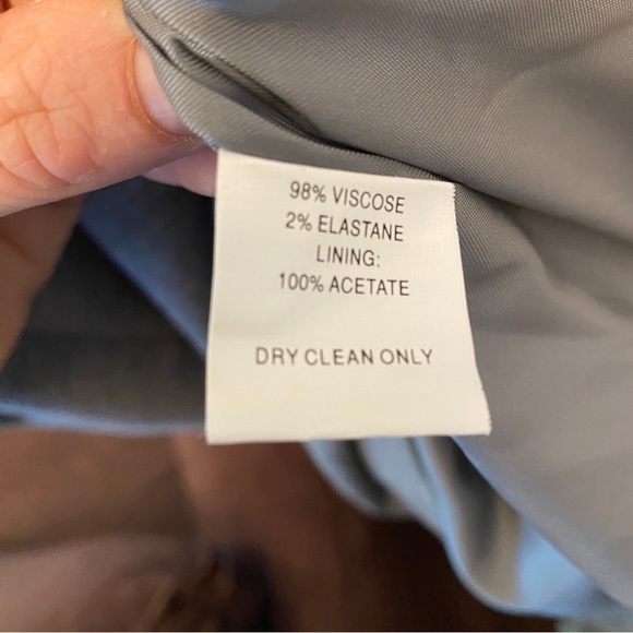 Trina Turk Grey Shift Dress Mini - Picture 6 of 7